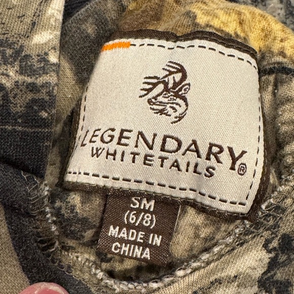 Legendary Whitetails Camo Hoodie Sweatshirt Kids 6–8 Years - Picture 3 of 3